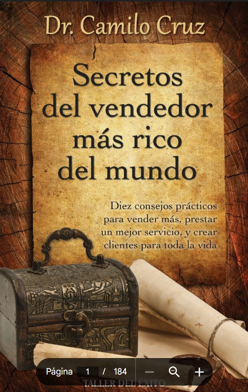 ✨"Secretos del vendedor más rico del mundo"-Dr. Camilo Cruz 💡