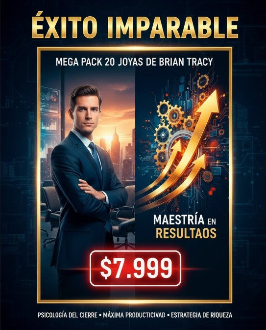 🏆 Éxito Imparable: Mega Pack 20 Joyas de Brian Tracy🏆